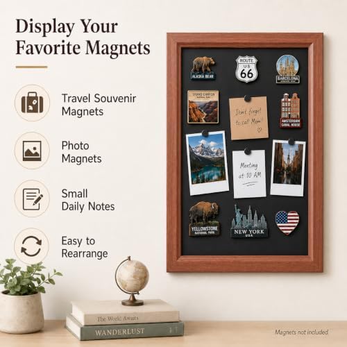 Magnet Board for Wall, 15.7" x 23.6" (Background Paper not Included)
