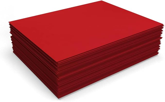 LUXPaper 8.5" x 11" Paper | Letter Size | Ruby Red | 80lb. Text | 500 Qty - Image 4