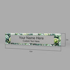 Signs ByLITA Floral Pattern Customized Nameplate | Sage Rose Personalized Full - Image 7