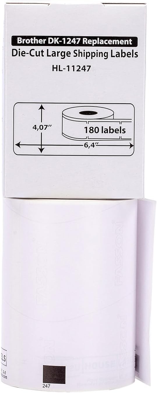 HOUSELABELS Compatible with DK-1247 Replacement Roll - Image 2