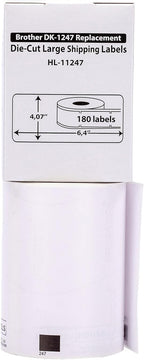 HOUSELABELS Compatible with DK-1247 Replacement Roll - Image 2
