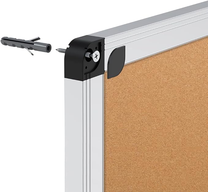 VIZ-PRO Cork Notice Board, 18 X 12 Inches, Cork Bulletin Board - Image 5