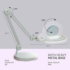 Neatfi XL Bifocal LED Magnifying Lamp, 7-Inch Acrylic Lens, 5D/20D Magnification - Image 4