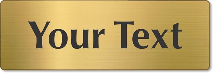 SmartSign Custom Brass Sign - Image 6