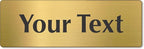 SmartSign Custom Brass Sign - Image 6