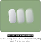 Auhoahsil Green Mouse Pad, 12 x 10 Inch Square Mousepad, 3mm Thick Rubber Mouse - Image 4