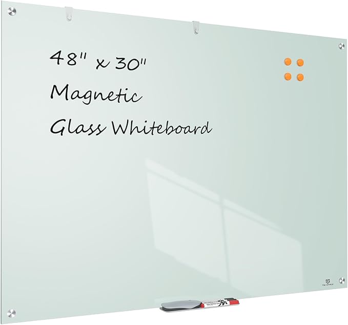 TSJ OFFICE Glass Dry-Erase Board by TSJOFFICE