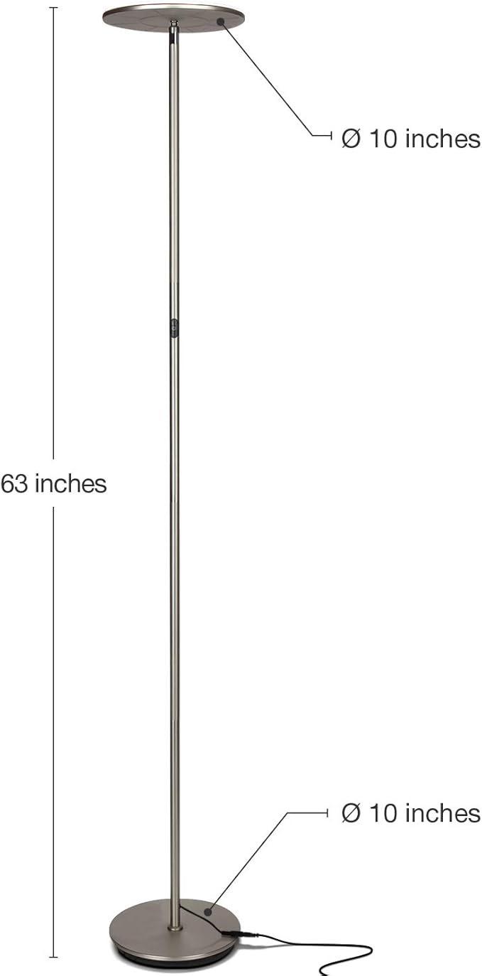 Brightech Sky LED Floor lamp, Torchiere Super Bright Floor Lamp - Image 2