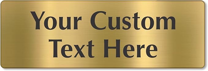 SmartSign Custom Brass Sign - Image 6