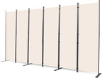 CHOSENM Room Divider, 6 Panel Folding Privacy Screens by CHOSENM