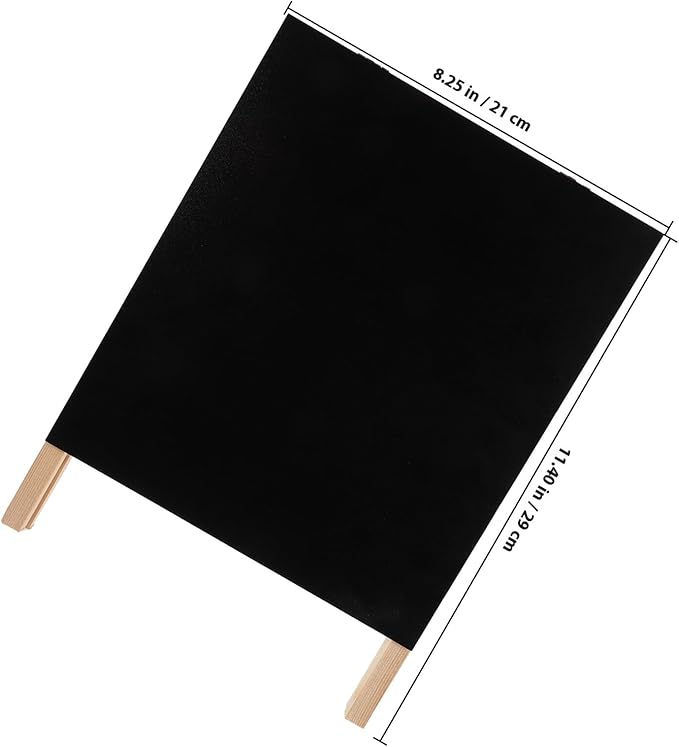 ADOCARN Double-Sided Standing Blackboard Small Chalkboard Message Board - Image 2