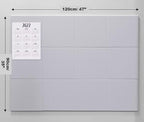 DECORITA Felt Wall Tiles | Large Cork Board Alternative | Aesthetic Felt - Image 2