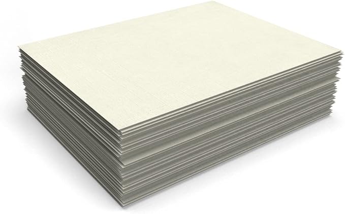 LUXPaper 8.5" x 11" Classic Linen Paper | Letter Size | Natural White | 70lb. - Image 4
