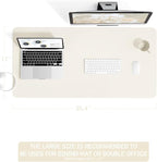YSAGi Non-Slip Leather Desk Pad, Desk Matt - Image 2