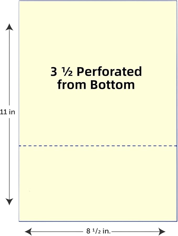 Limited Papers 8.5x11 Perforated Paper, 20/50 Pound, 75 GSM, Variety of - Image 2