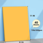 Cardstock 8.5 x 11, Thick Printer Paper 75 lb/200 gsm, 40 Sheets Card Stock - Image 2