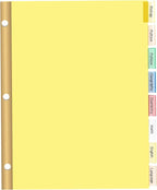 Binder Divider, PANDRI 120 Pack Binder Index Dividers - Image 6