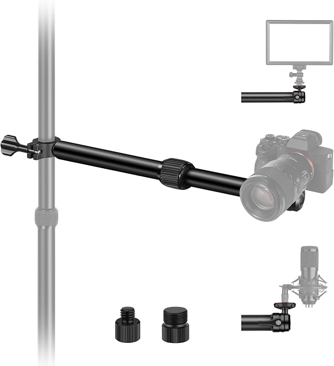NEEWER DS001 Table Overhead Camera Mount Arm 11.8-20 inches/30-51 cm Telescopic by Neewer