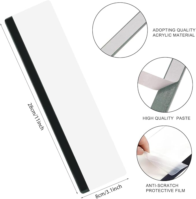 Monitor Memo Board 2Pcs Office Desk Accessories Computer Monitor Sticky Note - Image 3