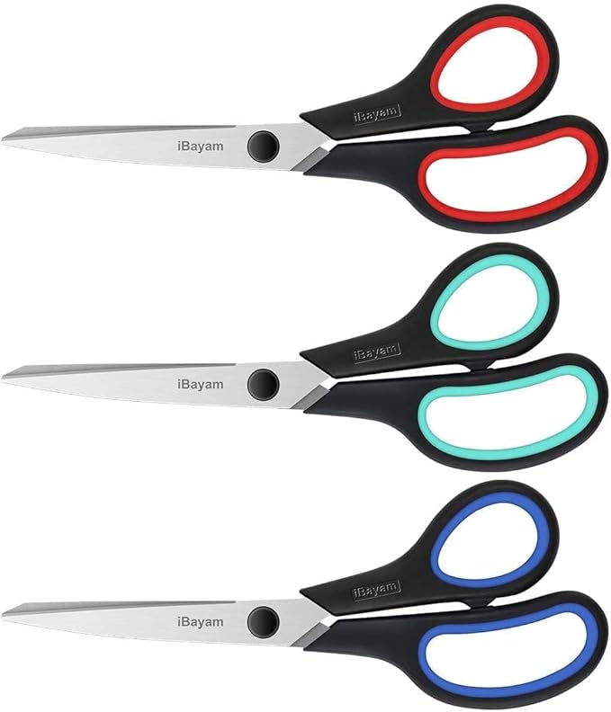 School Office Scissors Bulk, Office Home Sewing Fabric Supplies, - Image 8