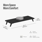 loukin Monitor Stand Riser for Desk, 22.4" x 8.3" Larger Computer Stand for - Image 2