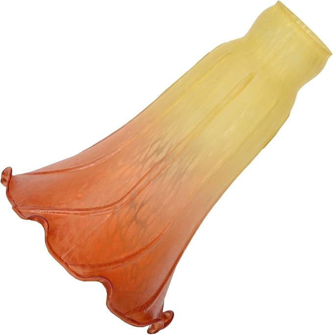 Bieye LS11 Lily Flower Blown Glass Lampshade by Bieye