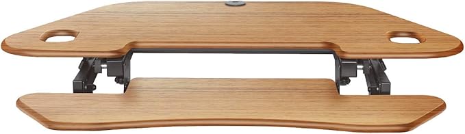 Rocelco 46" Height Adjustable Corner Standing Desk Converter - Image 5