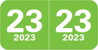 2023 Year Stickers, Doctor Stuff 2023 Chart Stickers, Light Green Colored by DoctorStuff