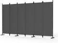 Kecreque 6 Panel Room Divider, 6ft Folding Screen Portable Wall Partition Room by Kecreque
