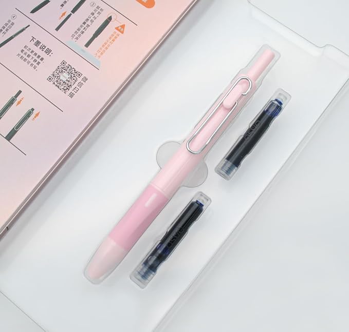 xixixiaozhu OASO K018 Sealed Retractable Fountain Pen Set 0.5mm - Image 6