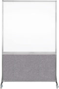 DivideWrite Mobile Whiteboard | Double Sided Dry Erase Board | Portable Office by VERSARE