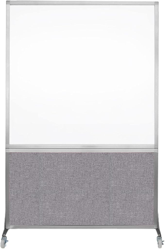 DivideWrite Mobile Whiteboard | Double Sided Dry Erase Board | Portable Office by VERSARE