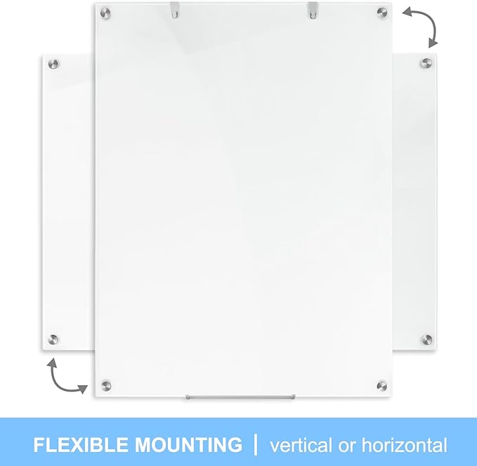48 x 36 Inches Glass Whiteboard, Magnetic Glass Dry Erase Board - Image 4