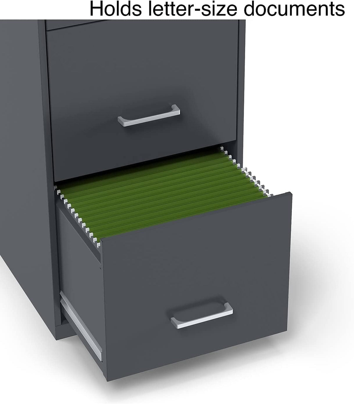 staples 3-drawer vertical file cabinet, letter size, lockable showing dimensions