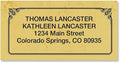 Antique Personalized Return Address Labels- Set of 144, Large Self-Adhesive by ColorfulImages