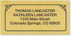 Antique Personalized Return Address Labels- Set of 144, Large Self-Adhesive by ColorfulImages