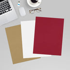 LUXPaper 8.5" x 11" Paper | Letter Size | Garnet Red | 80lb. Text | 500 Qty - Image 6