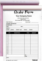 Custom Carbonless Sales Invoice Form Books by Unknown