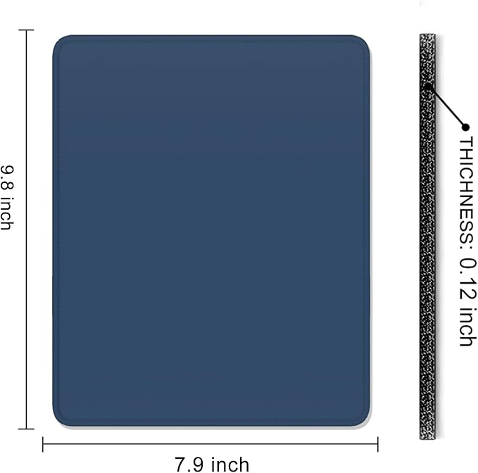Auhoahsil Mouse Pad, 12 x 10 Inch Square Mousepad, 3mm Thick Rubber Mouse Mat - Image 7