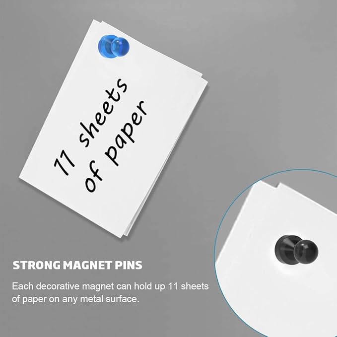 MHDMAG Magnetic Push Pins Powerful Push Pin Magnets - Image 3
