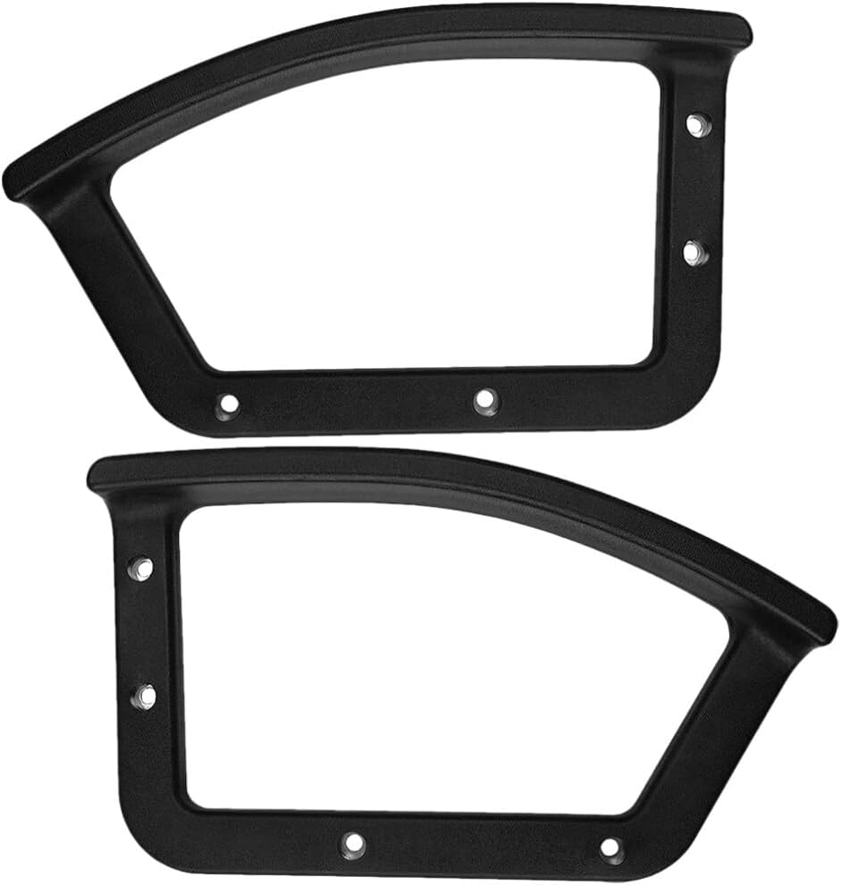 Holibanna Office Chair Arm Rest Replacement Rings Black Plastic 2 Pcs | Slanting Angle Office Chair Arm Rest universal fit for most chairs