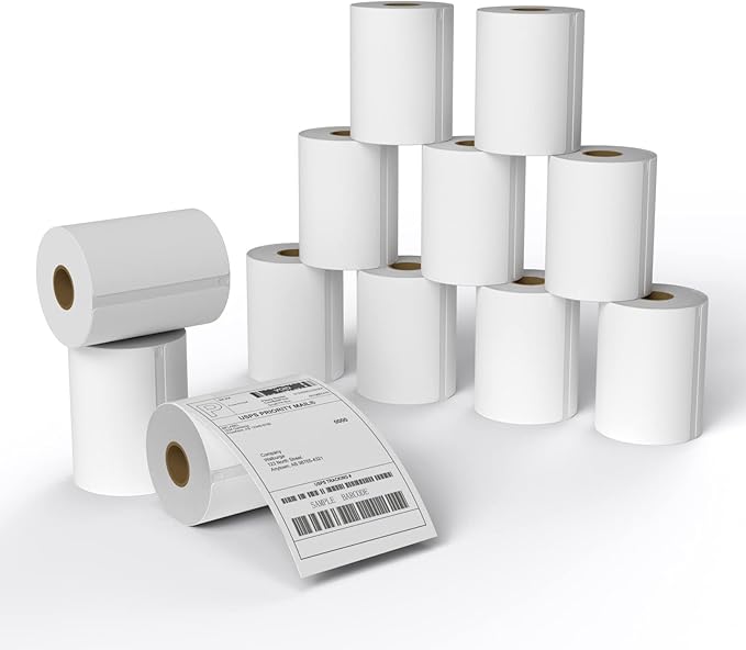 MFLABEL 4x6 Direct Thermal Shipping Labels by MFLABEL