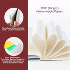TRANSON Artist Mix Media Sketchbook Marker Pad, 8.3”x11.7” 32 Sheets A4 Art - Image 3