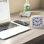 Tinload 5.5" Large Analog Alarm Clock Silent Non Ticking, Gentle Wake, Beep - Image 7