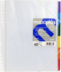 grafoplas 39834100 – 40 Pockets, A4, Folder Dividers, Transparent
