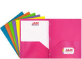 JAM PAPER Plastic 2 Pocket POP Folders by JAMPaper
