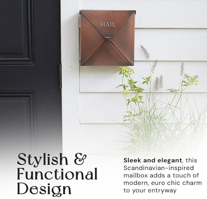 NACH Mailboxes for Outside Wall Mount, Waterproof Mailboxes for Outside - Image 2