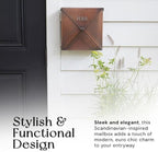 NACH Mailboxes for Outside Wall Mount, Waterproof Mailboxes for Outside - Image 2