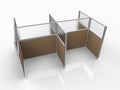 Versare Hush Panel Cubicle Kit | Workstation Partition Walls | Sound Dampening by VERSARE