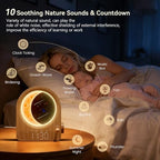 blonbar dual alarm clock for heavy sleepers, dimmable on a desk or shelf